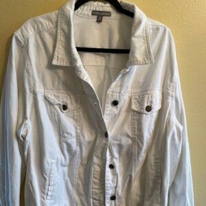 Cotton Denim Jacket, Jessica London, Size 26W